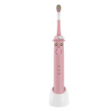 Intelligent automatic child children kids ultrasonic electric toothbrush with 2 brush head