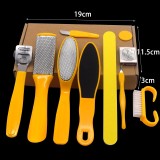 Pedicure Kit Professional 9 in 1 edicure Set Stainless Steel Foot Rasp Foot Peel and Callus Clean Feet Dead Skin Tool Set