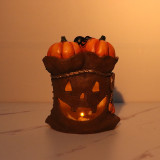 Creative pumpkin lantern halloween costume resin decor halloween Home garden decorations resin crafts