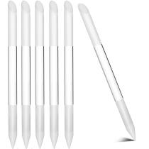 Double Sided Manicure Stick Remover Nail File Crystal Glass Cuticle Remover Glass Cuticle Pusher