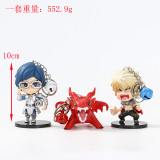 10 CM 6pcs/set Hero Academia Anime Keychains