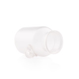 Empty honey candy salt plastic jar pp packaging container with wooden lid for cosmetic