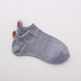 Wholesale cotton short socks tenn girls invisible socks cute odor resistant soft  low cut ankle socks for women