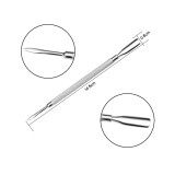 Nail stainless steel rainbow cuticle trimmer  pusher