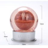 Customized Personalized Resin Home Decor Gift Mars Astronaut Snow globe