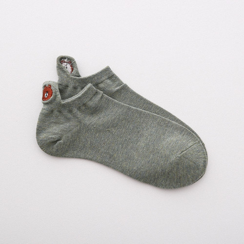 Wholesale cotton short socks tenn girls invisible socks cute odor resistant soft  low cut ankle socks for women