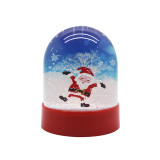 custom cheap snow ball plastic christmas snow globe