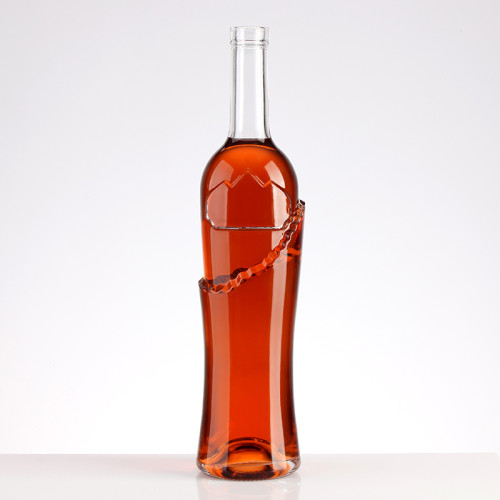 high-end spirits tequila mezcal custom special shape botellas de vidrio 1 litro 750ml precio