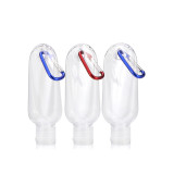 30 50 60 120 ml mini travel flip cap squeeze container clear hand wash alcohol dispenser bottle with holder