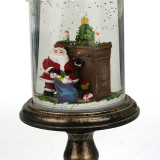 Custom Made Battery Lighted  Christmas Snow Globe