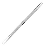 Custom label stylish angled cuticle nail pusher
