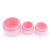 1 1.7 3.3 5oz 30 50 g 100 ml double layer lotion container cosmetic cream cream jars 150 ml in bulk with plastic lids