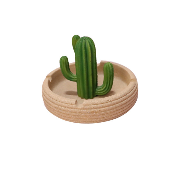 Mini succulent originality with custom logo smokeless  cigar  Furnishings ashtray cactus ashtray