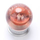 Customized Personalized Resin Home Decor Gift Mars Astronaut Snow globe