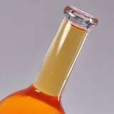 Decal embossed clear 375ml ice wine bottles glass liqueur bottles