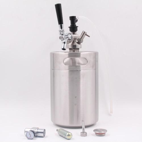 2019 new design stainless steel 5l mini keg beer spear for filler or filling