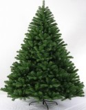 180cm 670tips cheap artificial green color pvc christmas tree with metal stand ,wrapped construction,
