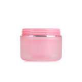 unique wholesale round pink blue green 15g 30g plastic cosmetics jar for cream