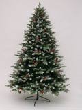 Artificial PE Christmas tree with white flocking new designs