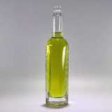 china manufacture rectangular square glass bottle with lid made in china