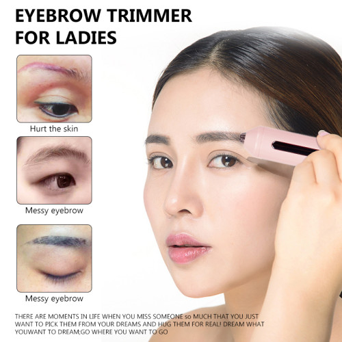 USB Electric Eyebrow Epilator Electric Trimmer Depiladora Facial Eyebrow Shaving Machine Hair Clipper Any Skin Type Man Or Woman