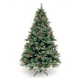 150cm High Quality  Decorative PE & PVC mixed  pineneedle Christmas decorative tree