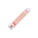 Wholesale rose gold nail clipper stainless steel custom logo