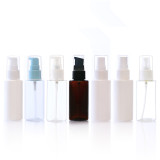 Hot sales30 50 100 150 200 250 300 350 500ml empty clear travel cylinder packaging sprayer pet plastic bottles for 75%alcohol