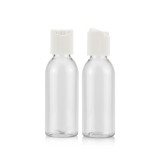 BPA free 30 50 60 80 100 150 250 300 500 ml hand sanitizer gel pet plastic packaging round shampoo disc top cap bottle