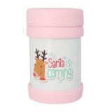 Christmas Gifts BPA Free  17oz Customized Logo Flask Insulated Stainless Steel Food Jar With Lid