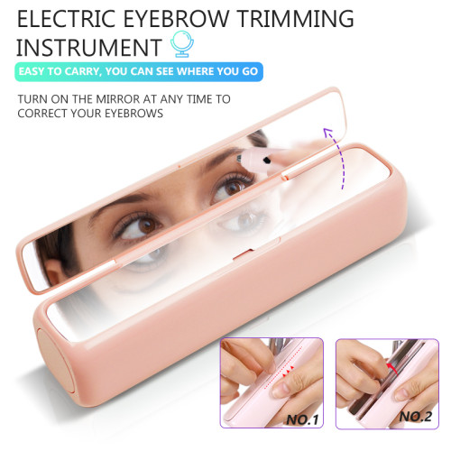USB Electric Eyebrow Epilator Electric Trimmer Depiladora Facial Eyebrow Shaving Machine Hair Clipper Any Skin Type Man Or Woman