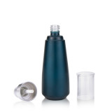 Elegent glass matte blue 50g hydroquinone cream jar 30ml 40ml 100ml 4ozl cosmetic packaging lotion bottle for personal care