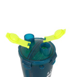 Hot Selling Custom Personalized Double Neck Protein Shaker Water Bottles For Sporst And Traveling