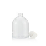 Eco friendly 200ml 500ml empty round bathroom washing dispenser packaging pump liquid plastic hand wash bottle