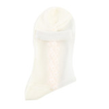 Women summer flowers jacquard glass silk stockings breathable ankle socks ultra-thin crystal socks  wholesale factory