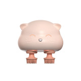 New Arrival Factory Custom Logo Cute Pink Scalp Massager Eco Friendly Ipx7 Waterproof Scalp Massager