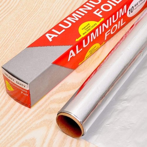 Aluminum Food Grade Aluminum Foil Roll Silver Foil 12 Inch Width 200 Feet Length 8011 Aluminium Foil Rolls