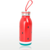 Eco Friendly Personalized water bottle vacuum insulated stainless steel drinking cup tumbl With Rope