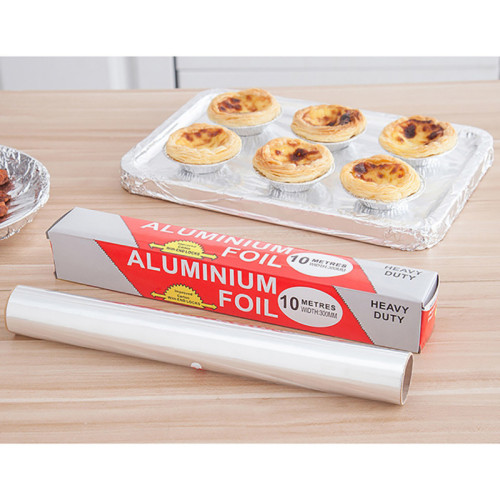 Household Aluminum Foil Silver Paper Jumbo BBQ Rolls Food Packaging 8011