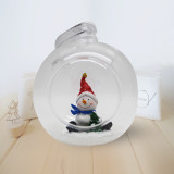 Ornament Crafts Snowman Glass Ball Christmas tree decor