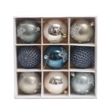 2021 New Design High Sales Christmas Shiny Painted Ball  For Holiday Wedding Party Decoration Supplies Hook Ornament Craft Gifts