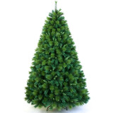210cm Decorated Artificial flower pine needle Christmas Tree with pine cone and berry