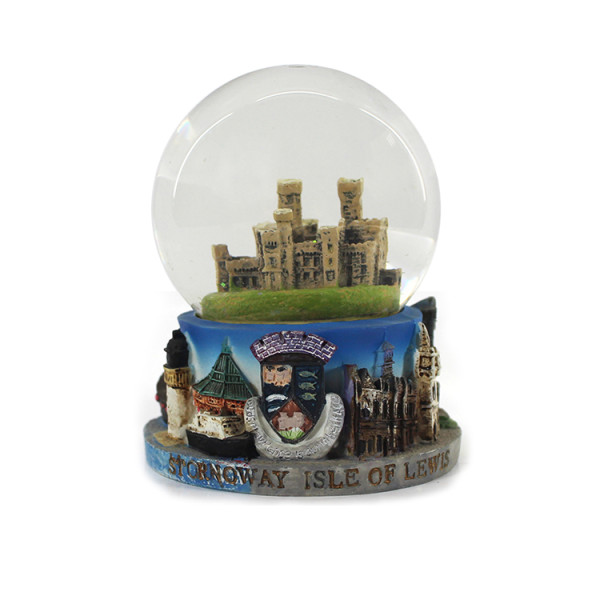 Resin building material castle canada souvenir gift crystal ball snow globe