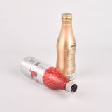 aluminium bottle High Quality Screen printing  250ml 300ml 400ml aluminum sapporo beer bottle aluminum