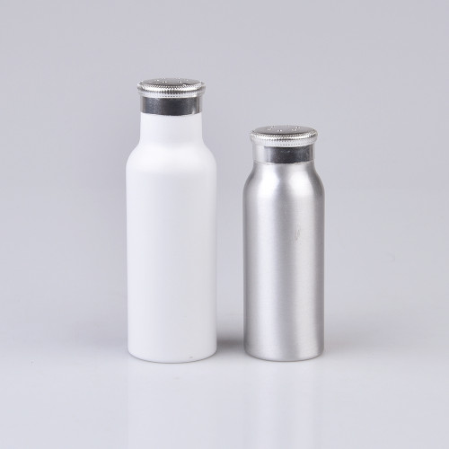 metal mini 50ml bottle aluminum essential 100 ml aluminum talcum powder aluminum bottle
