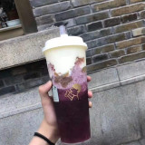 Disposable Custom Printed Injection  Bubble  Boba Tea Hard PP Cup 12oz 16oz 22oz 22oz Plastic Cup