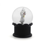 Cheap mini cat snow globes with water