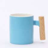 High quality ceramic coffee cup custom plain white porcelain coffee mugs 14oz 420ml