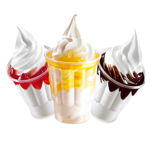 Disposable Plastic Dessert Cup  Pla PP Pet Ice Cream Sundae Cups