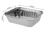 450ml Aluminum Foil Pan Disposable High Quality Food Grade Baking Pan 1Lb Loaf Pan